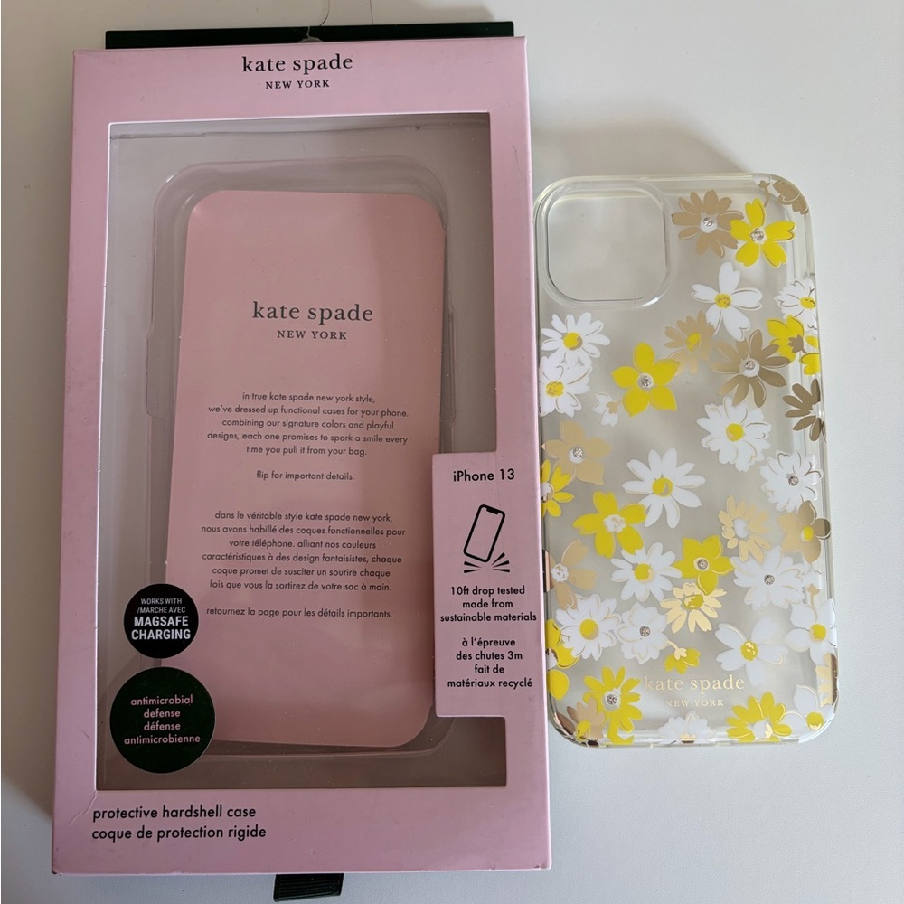 kate spade New York Yellow Floral iPhone Case